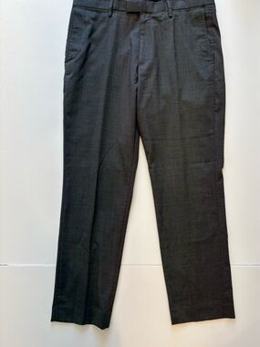Banana Republic Slim Fit Pants Charcoal Gray Wool Blend 35x32